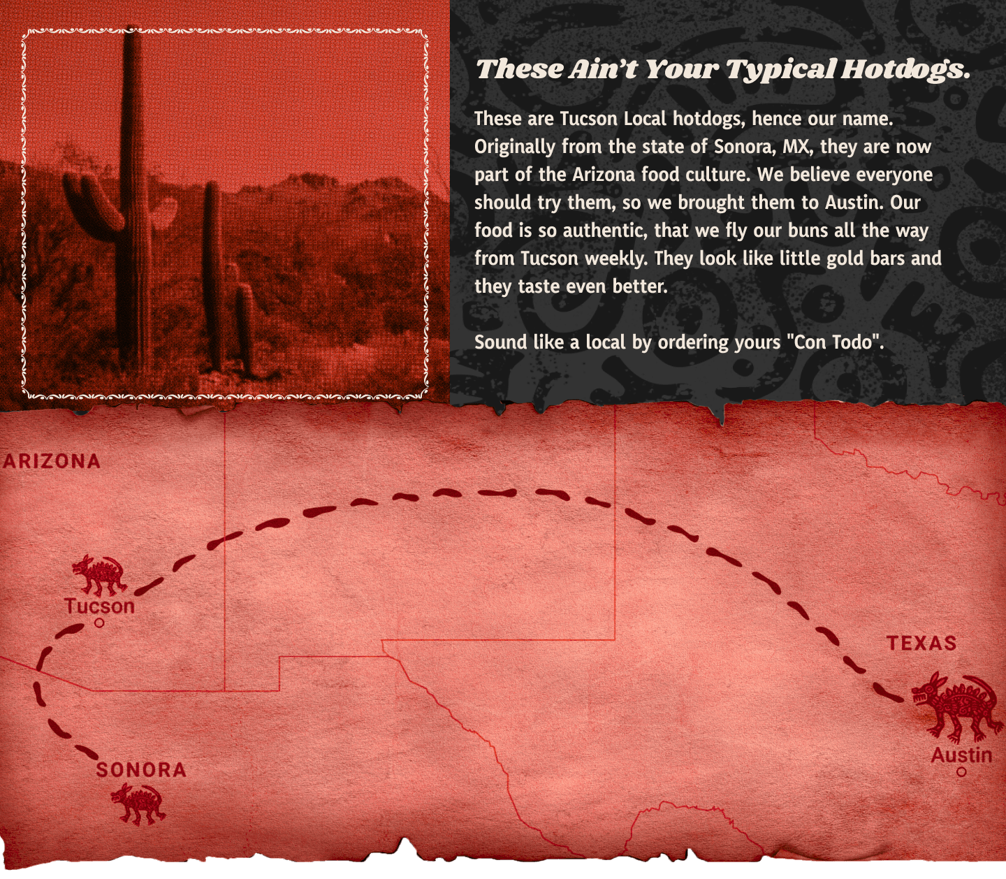 Image with a map